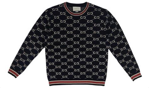 sueter gucci negro|gucci sweater.